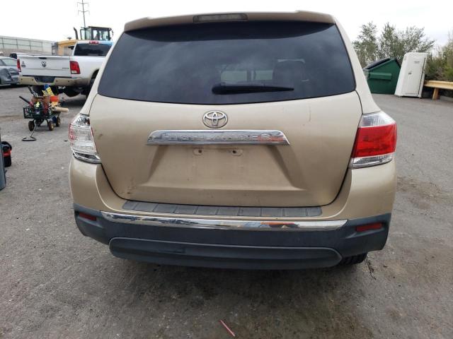  TOYOTA HIGHLANDER 2012 Золотой