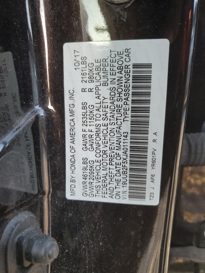 2018 Acura Tlx Tech VIN: 19UUB2F5XJA011143 Lot: 75897694