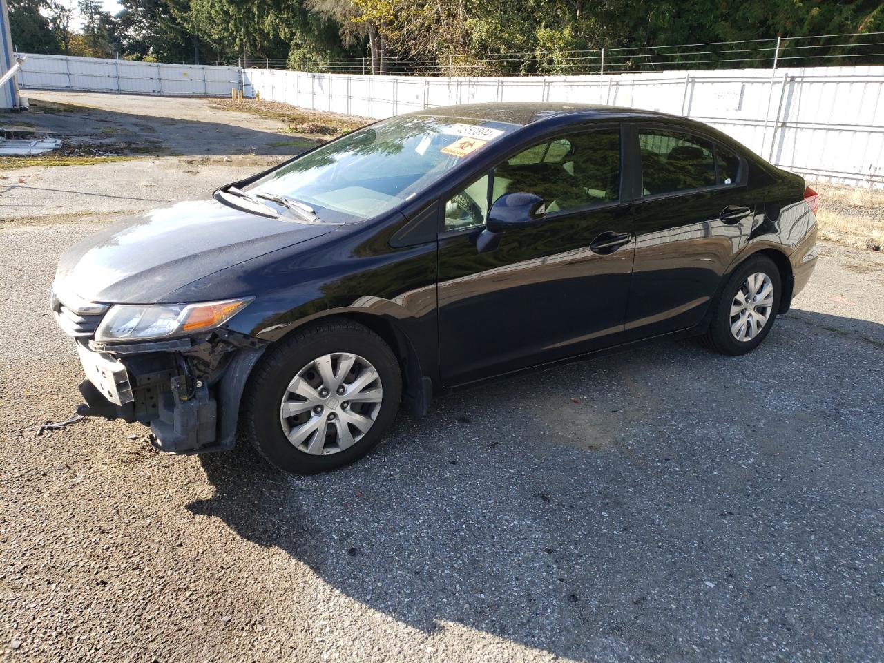 2012 Honda Civic Lx VIN: 19XFB2F59CE321114 Lot: 74353804