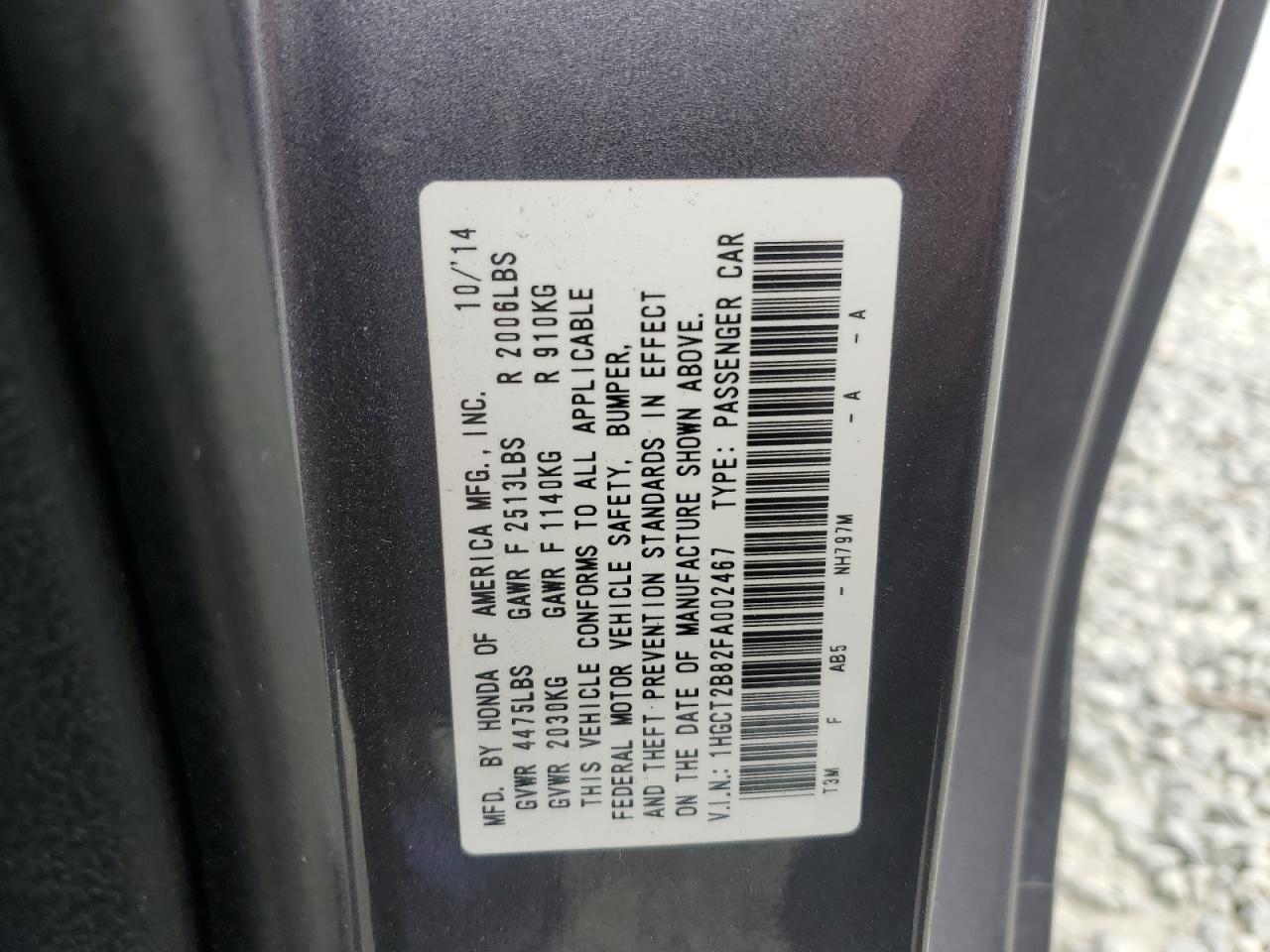 2015 Honda Accord - Image 14