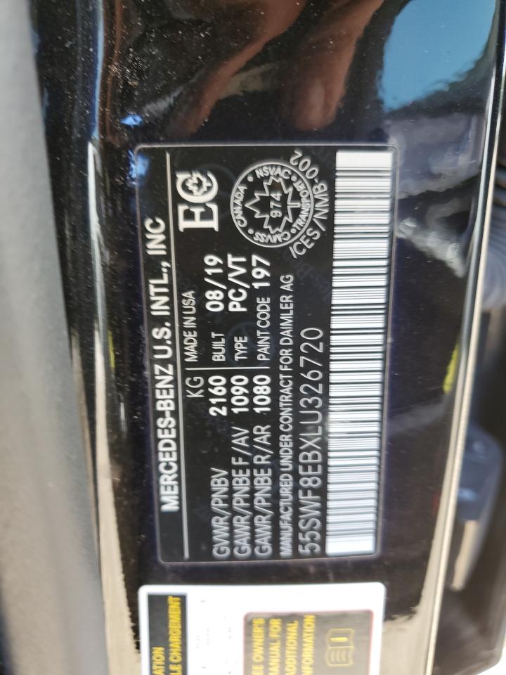 55SWF8EBXLU326720 2020 Mercedes-Benz C 300 4Matic