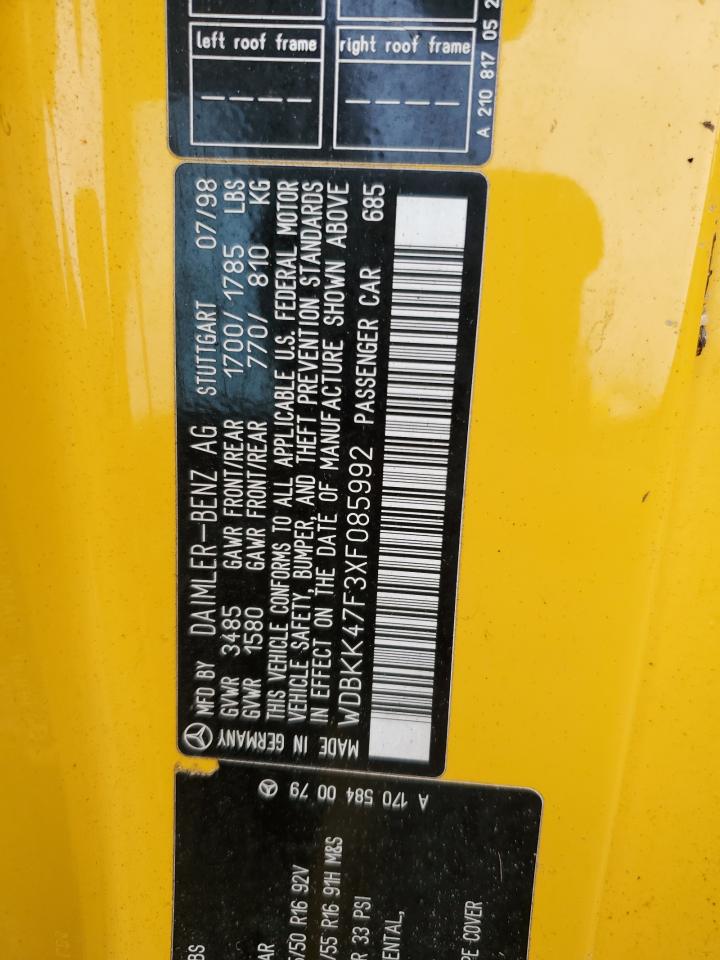 1999 Mercedes-Benz SLK-klasse - Image 13