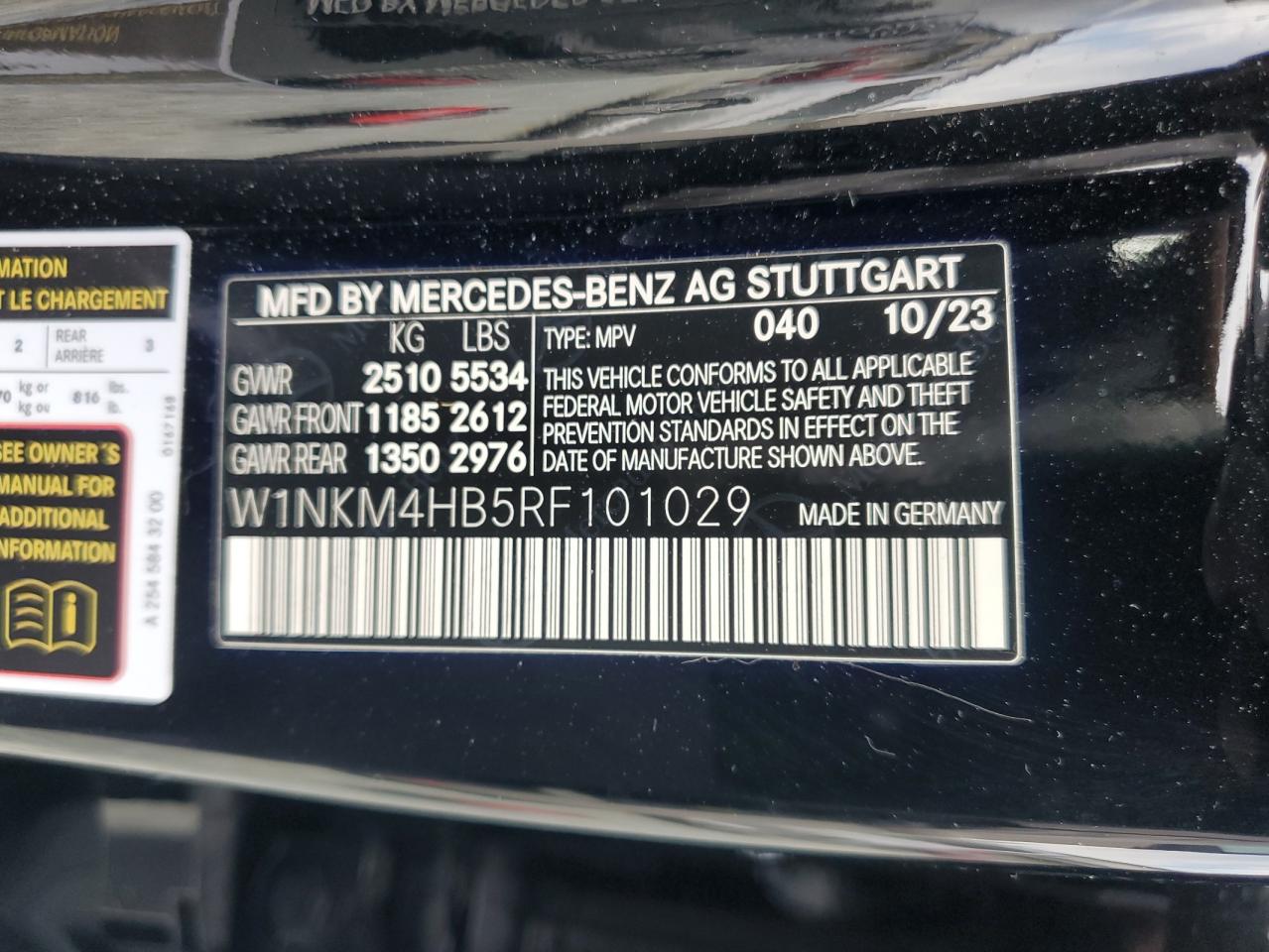 W1NKM4HB5RF101029 2024 Mercedes-Benz Glc 300 4Matic