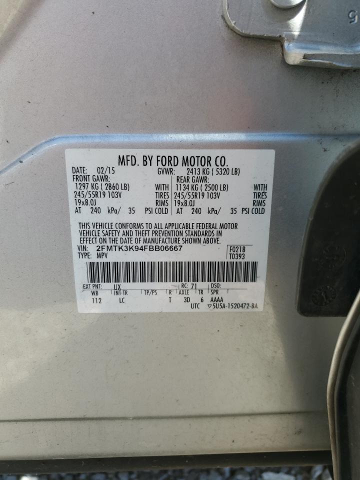 2FMTK3K94FBB06667 2015 Ford Edge Titanium