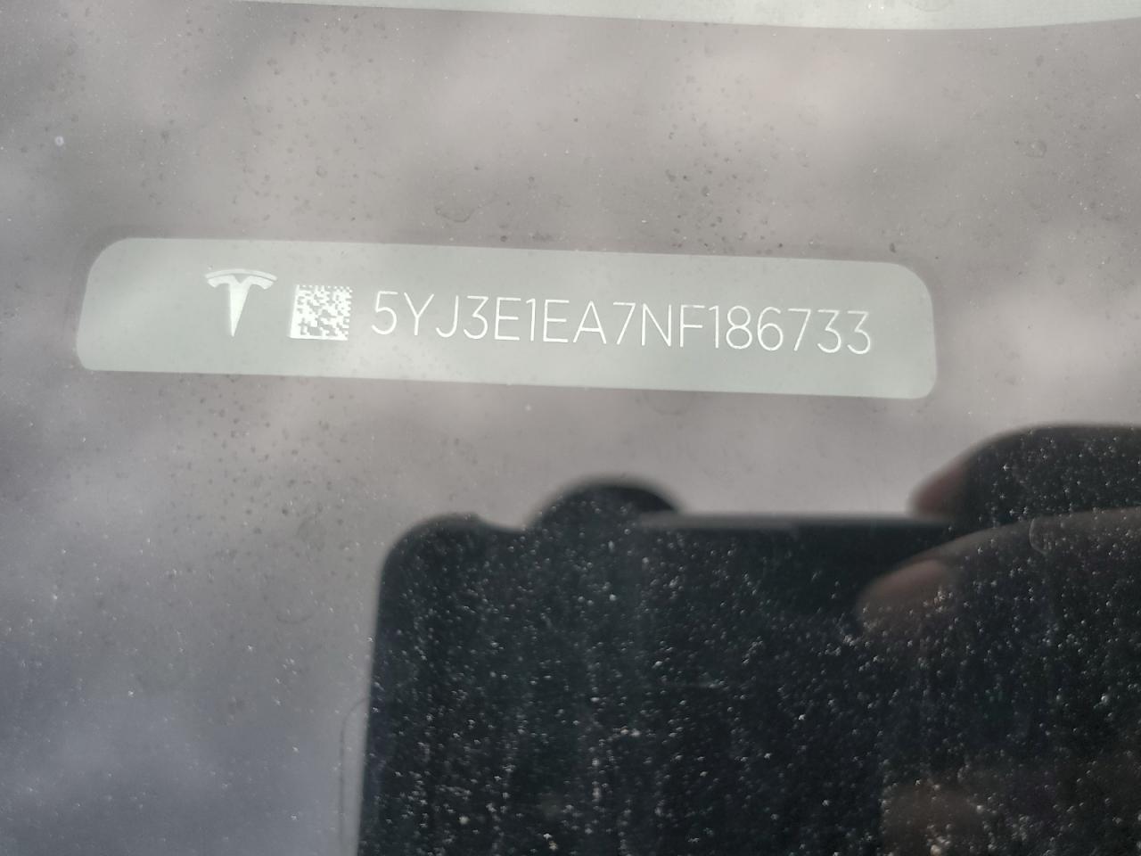 5YJ3E1EA7NF186733 2022 Tesla Model 3