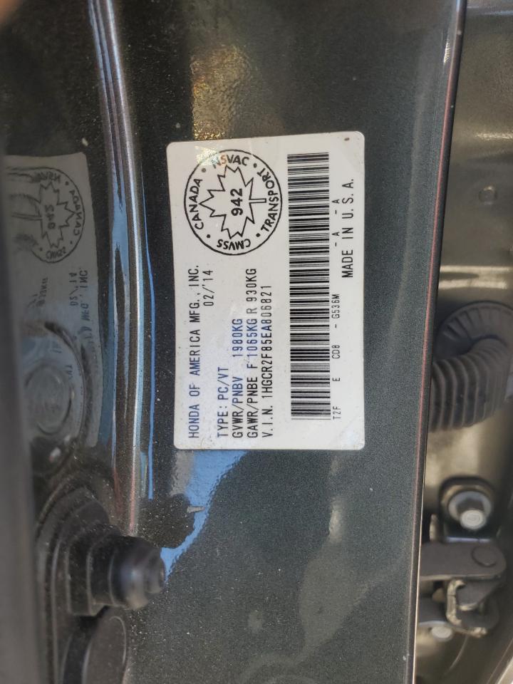 1HGCR2F85EA806821 2014 Honda Accord Exl