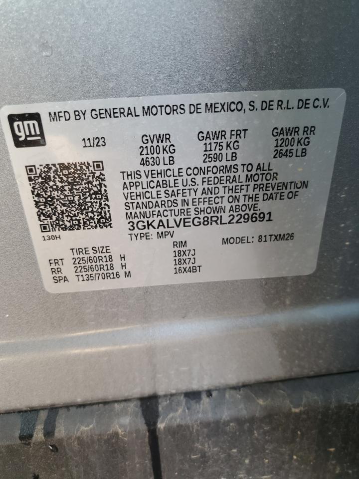 3GKALVEG8RL229691 2024 GMC Terrain Slt