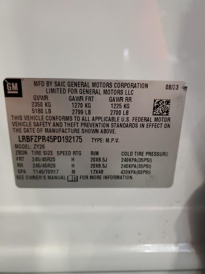 LRBFZPR45PD192175 2023 Buick Envision Essence