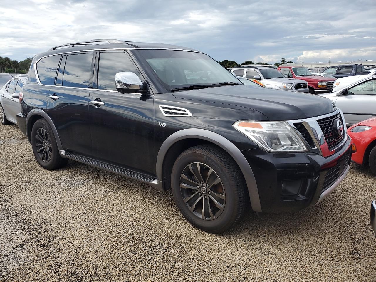 2017 Nissan Armada Platinum VIN: JN8AY2NF2H9304691 Lot: 74143974