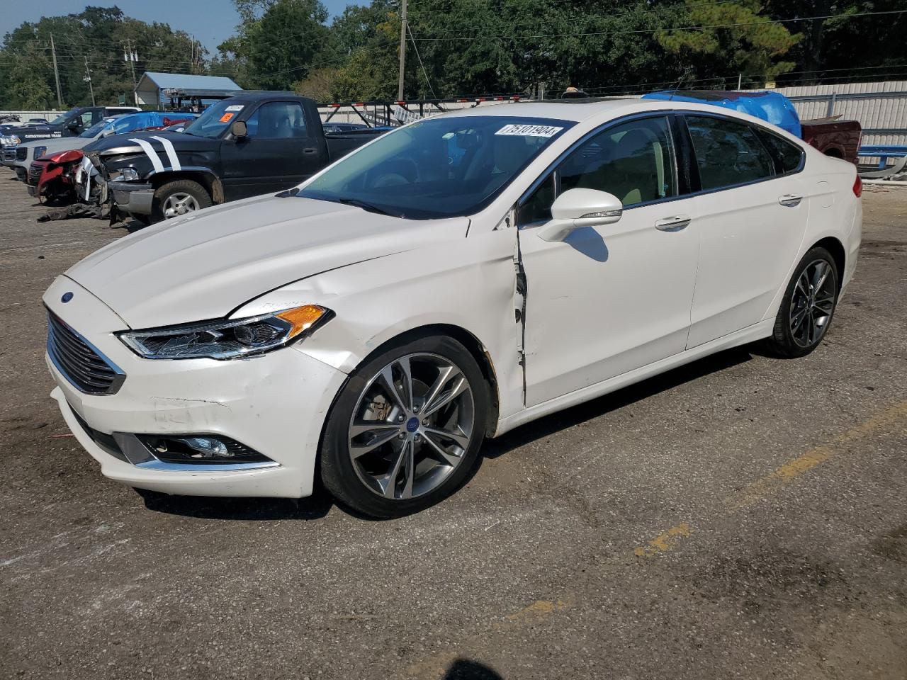 2017 Ford Fusion Titanium VIN: 3FA6P0K91HR177403 Lot: 75101904