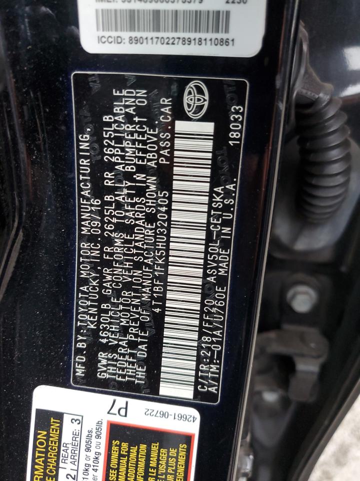 2017 Toyota Camry - Image 12