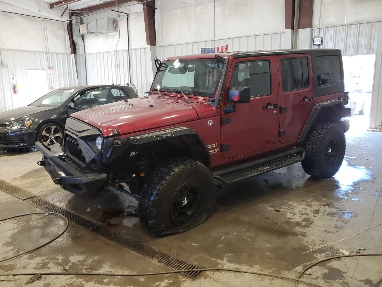 2012 Jeep Wrangler Unlimited Sport للبيع في Franklin، WI - Front End