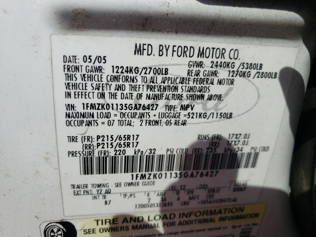 2005 Ford Freestyle - Image 15