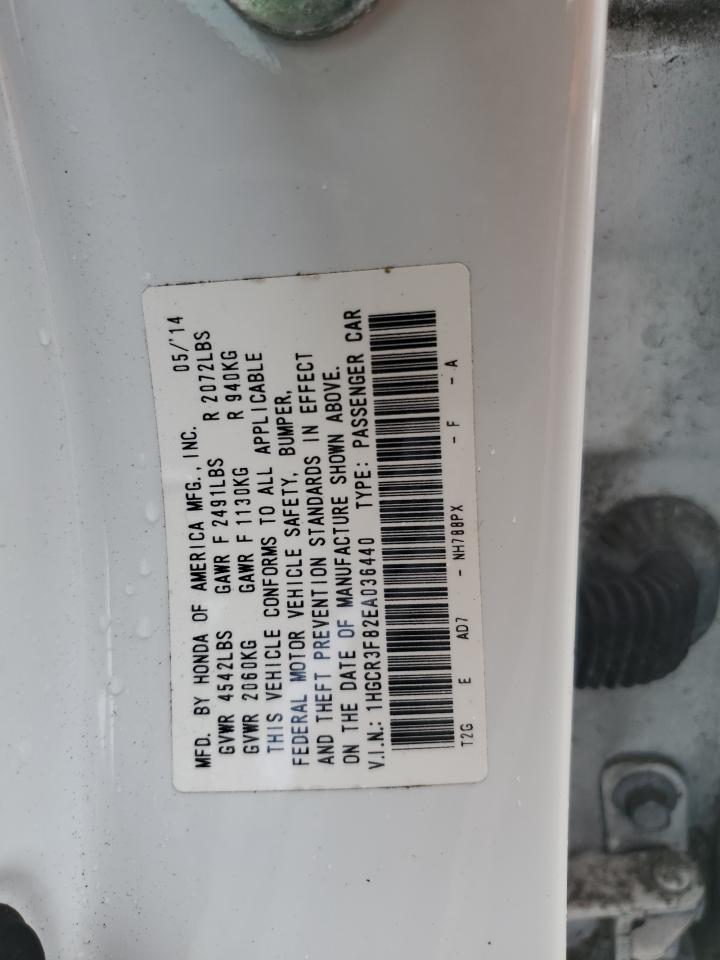 1HGCR3F82EA036440 2014 Honda Accord Exl