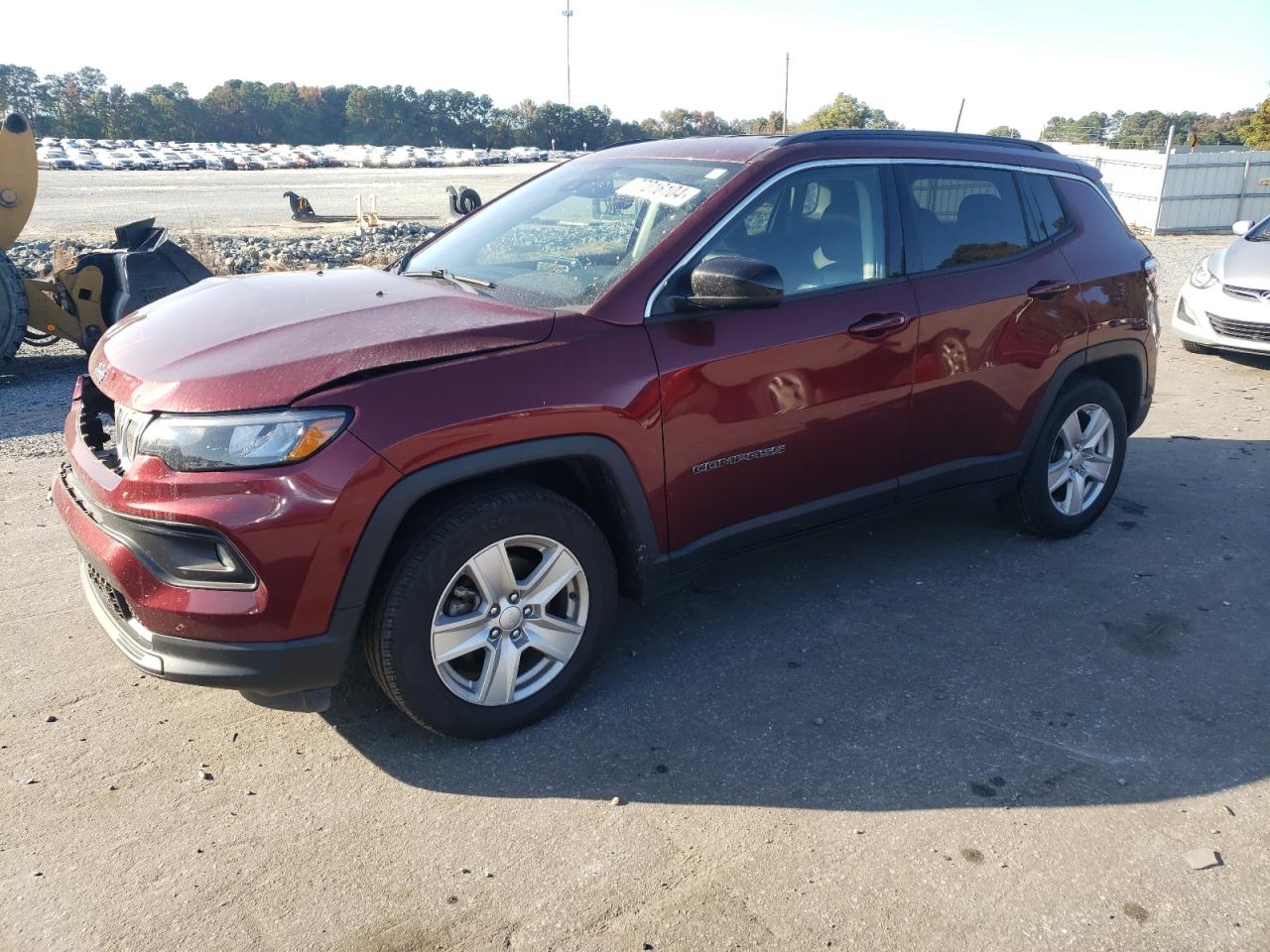 2022 Jeep Compass Latitude VIN: 3C4NJCBB7NT138034 Lot: 77016104