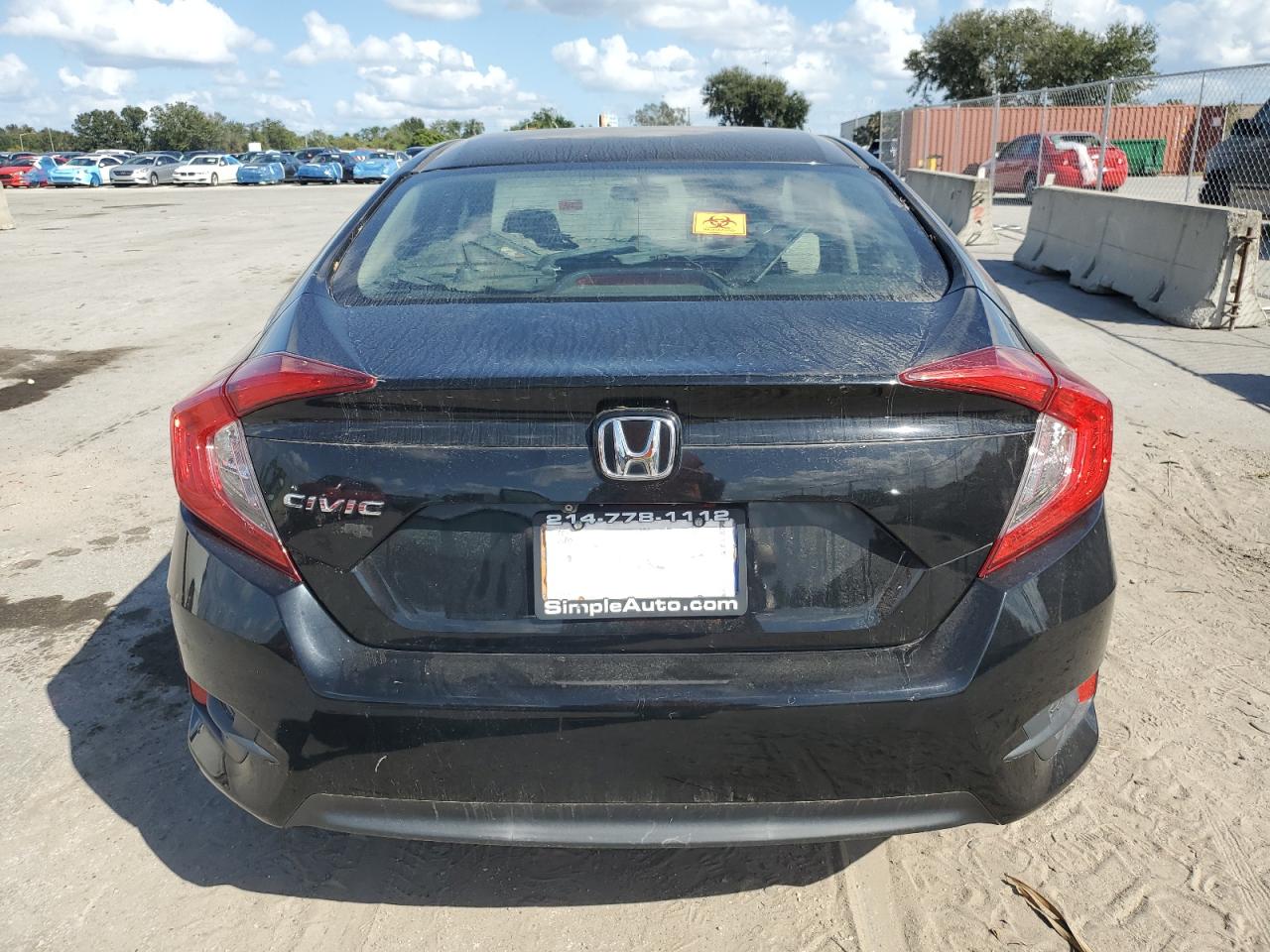 VIN 19XFC2E52GE017370 2016 HONDA CIVIC no.6