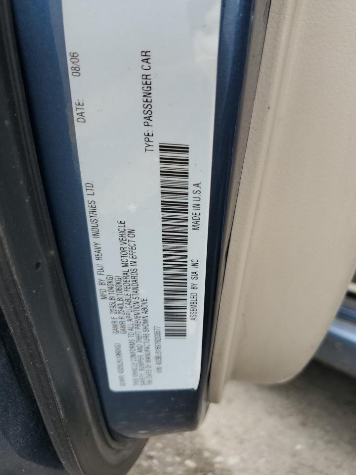 4S3BL616976203577 2007 Subaru Legacy 2.5I