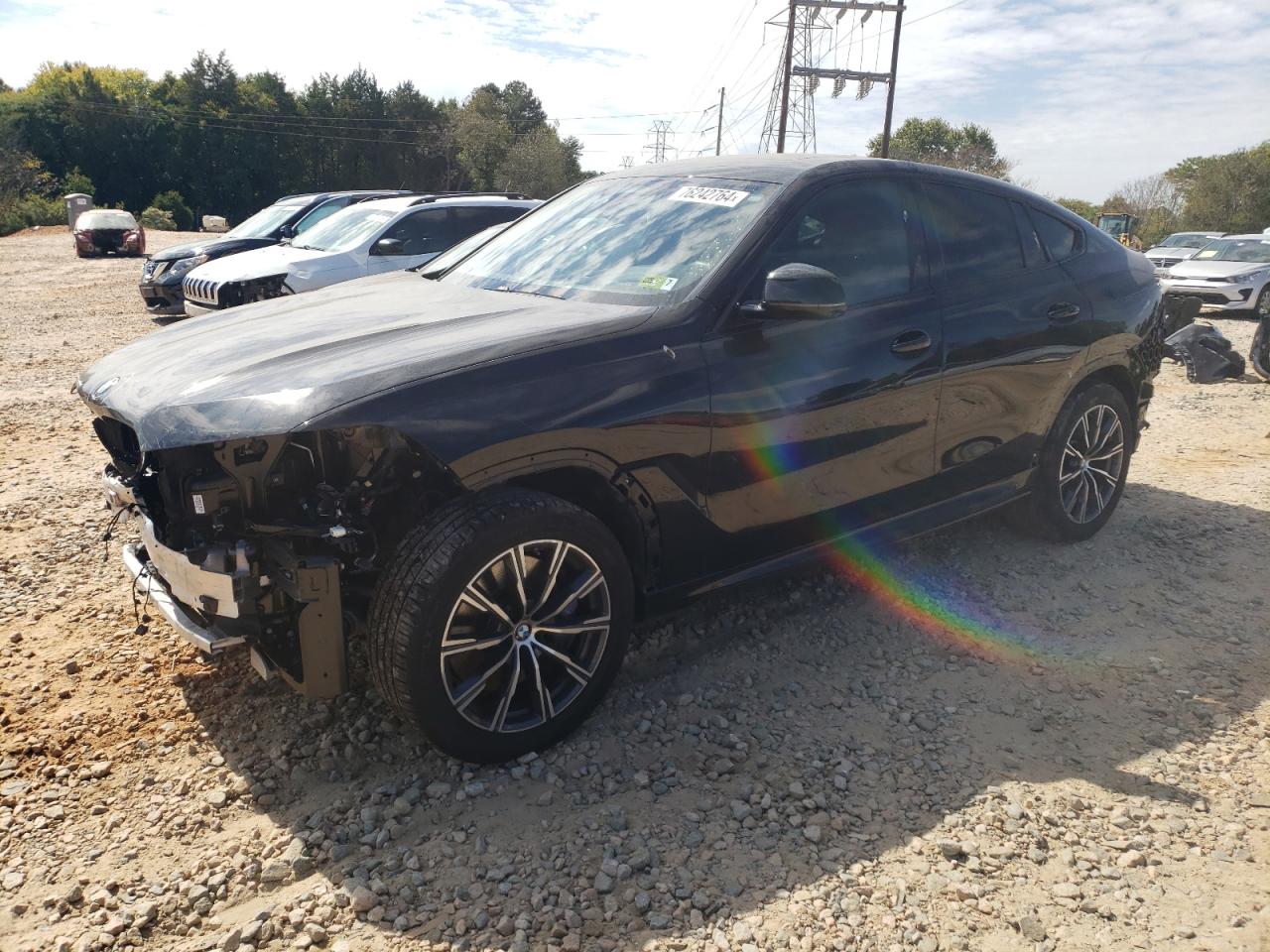 2021 BMW X6 M50I VIN: 5UXCY8C06M9F17046 Lot: 76242764