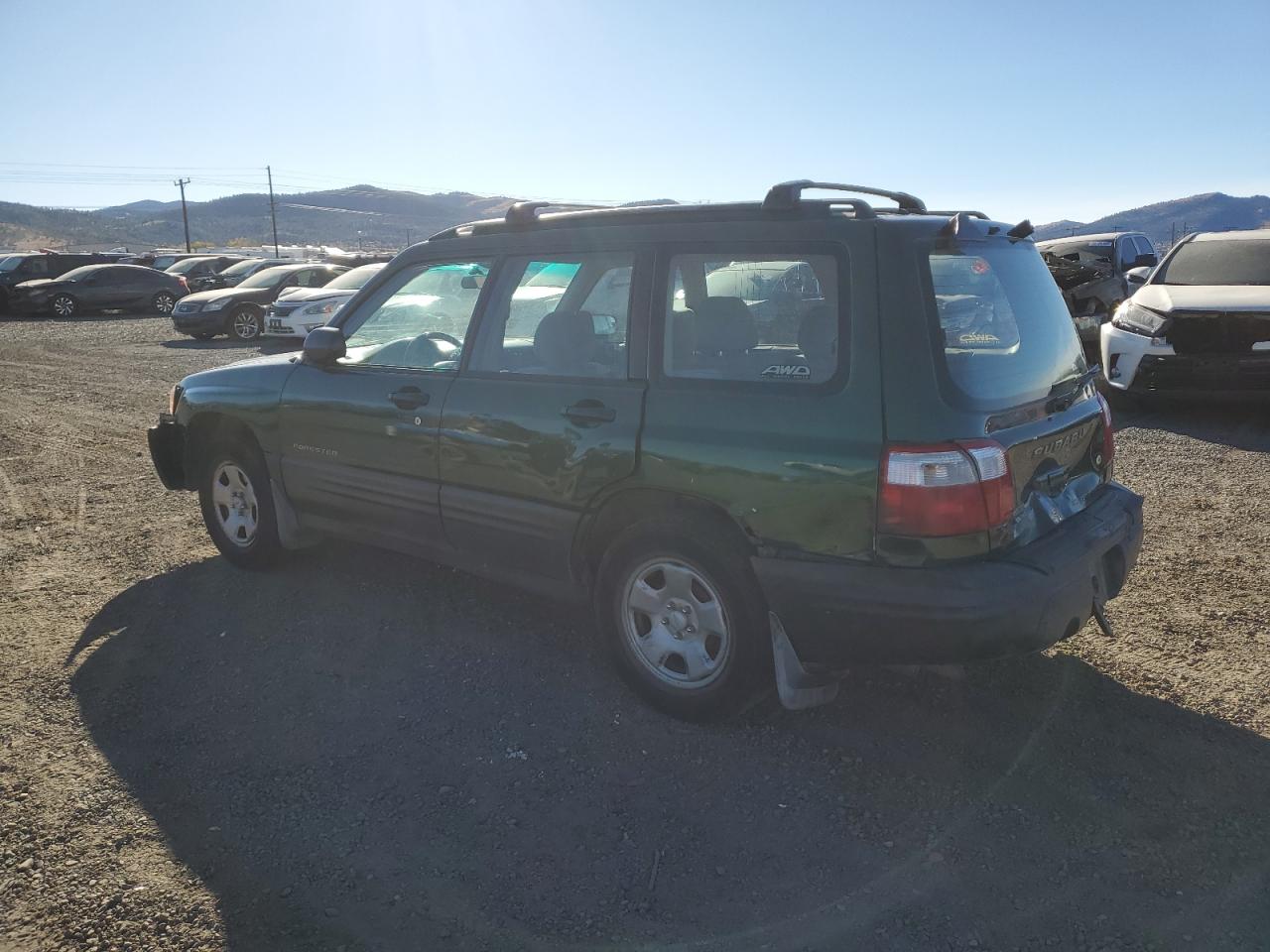 2002 Subaru Forester L green null gas JF1SF63562H748361 photo #3