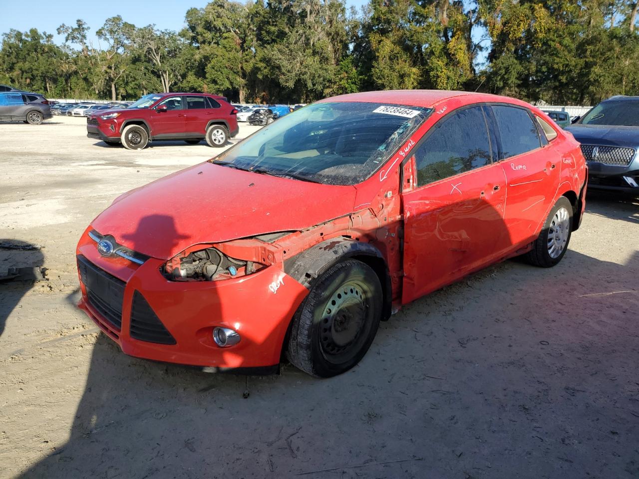 2012 Ford Focus Se VIN: 1FAHP3F23CL314212 Lot: 78238464