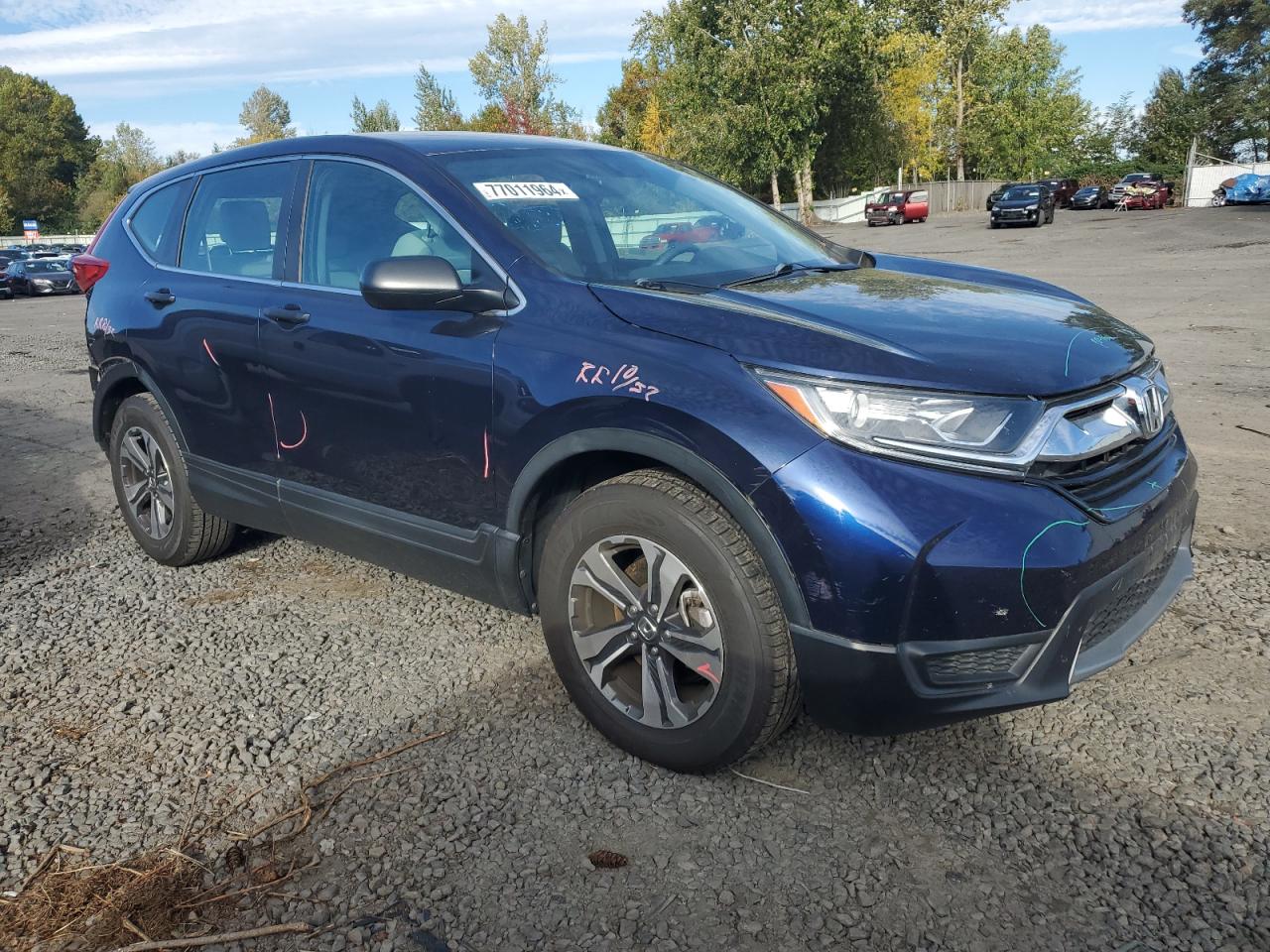 2019 Honda Cr-V Lx VIN: 5J6RW6H32KL004845 Lot: 77011964