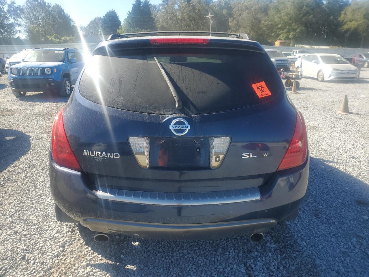 2006 Nissan Murano Sl VIN: JN8AZ08W66W529594 Lot: 74563214