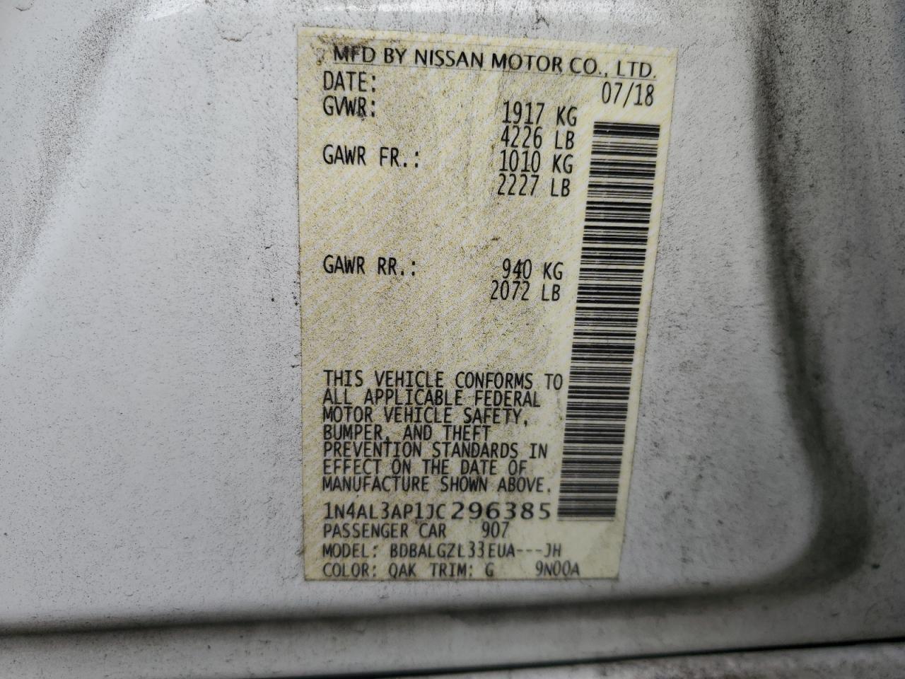 2018 Nissan Altima - Image 12