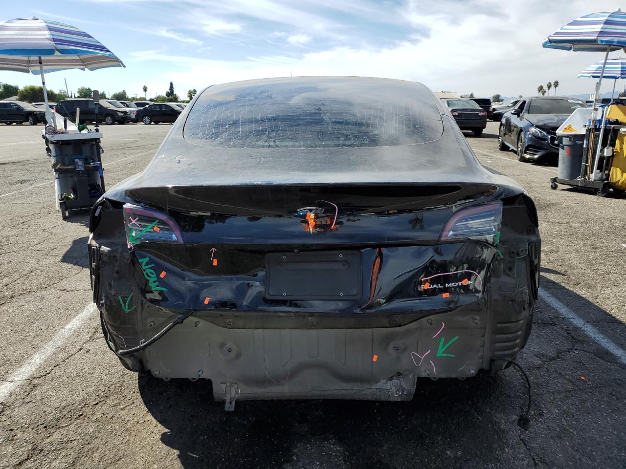 VIN 5YJ3E1EBXLF666416 2020 TESLA MODEL 3 no.6