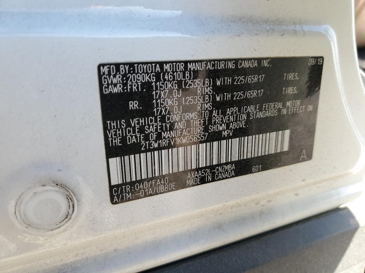 2T3W1RFV1KW056557 2019 TOYOTA RAV 4 - Image 15