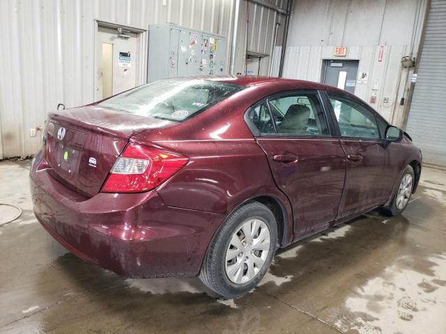  HONDA CIVIC 2012 Maroon