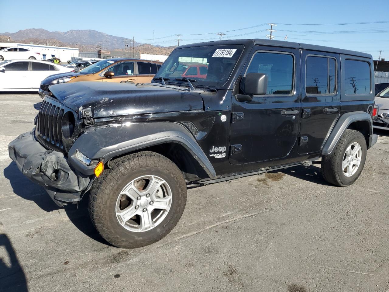 2018 Jeep Wrangler Unlimited Sport VIN: 1C4HJXDG5JW268623 Lot: 77191184