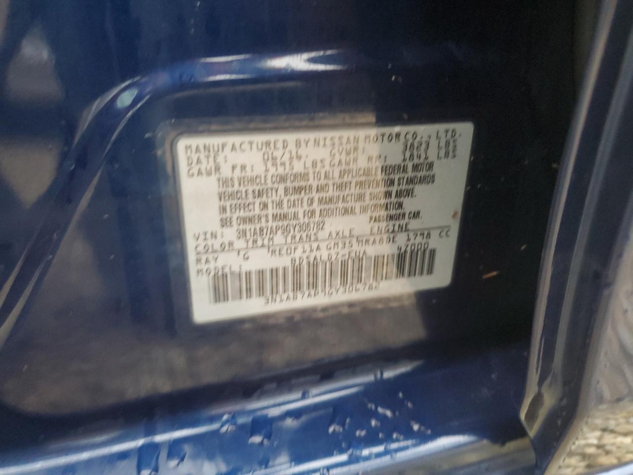 3N1AB7AP9GY306782 2016 Nissan Sentra S