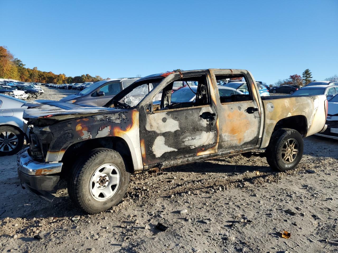 2012 Gmc Canyon Sle იყიდება West Warren-ში, MA - Burn