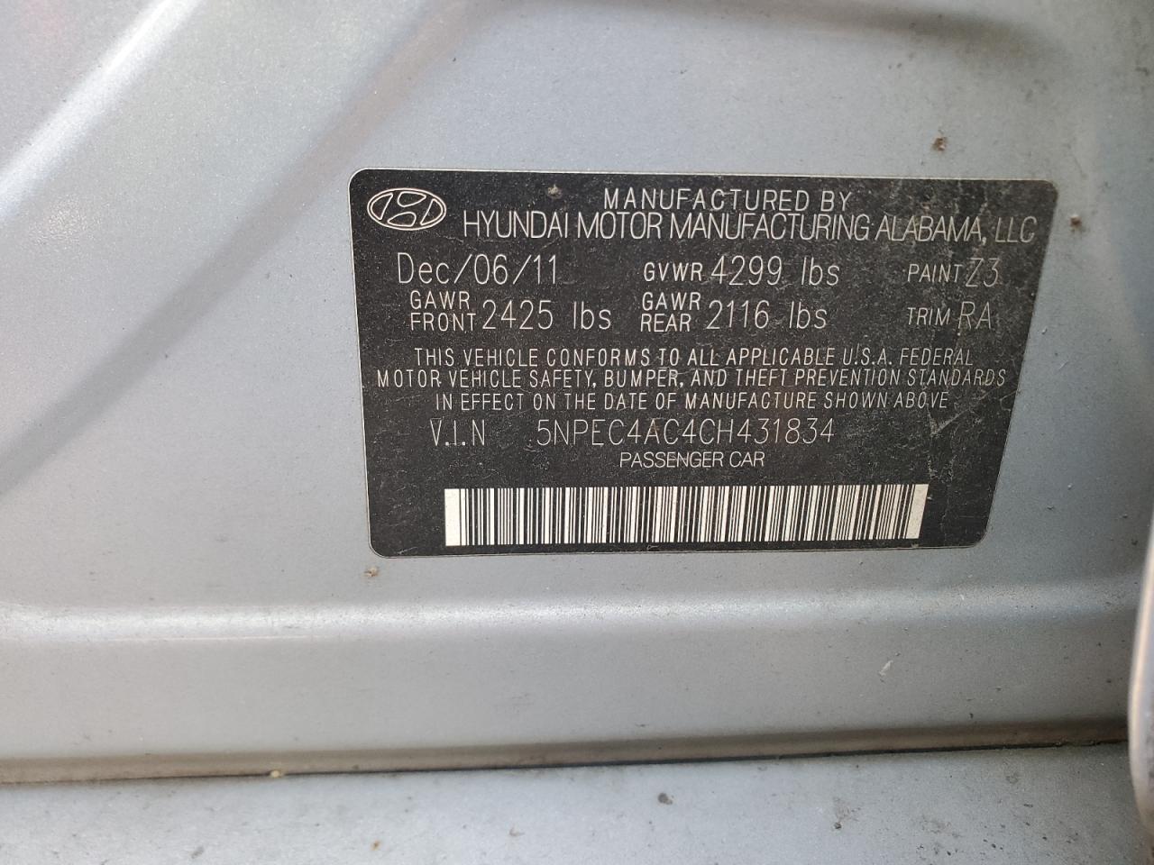 2012 Hyundai Sonata - Image 12