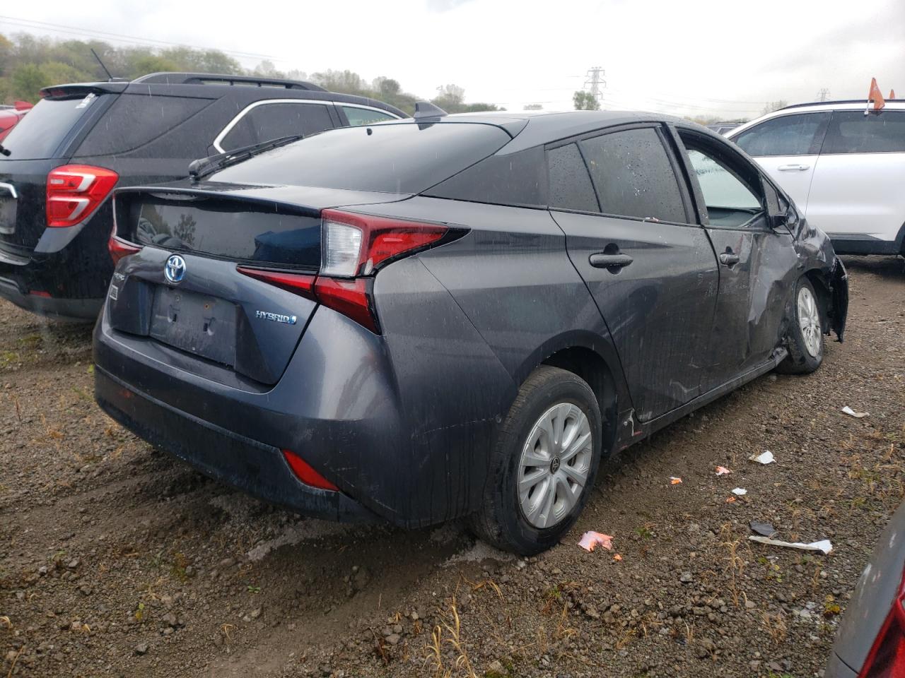 VIN JTDKARFU1K3100372 2019 TOYOTA PRIUS no.3