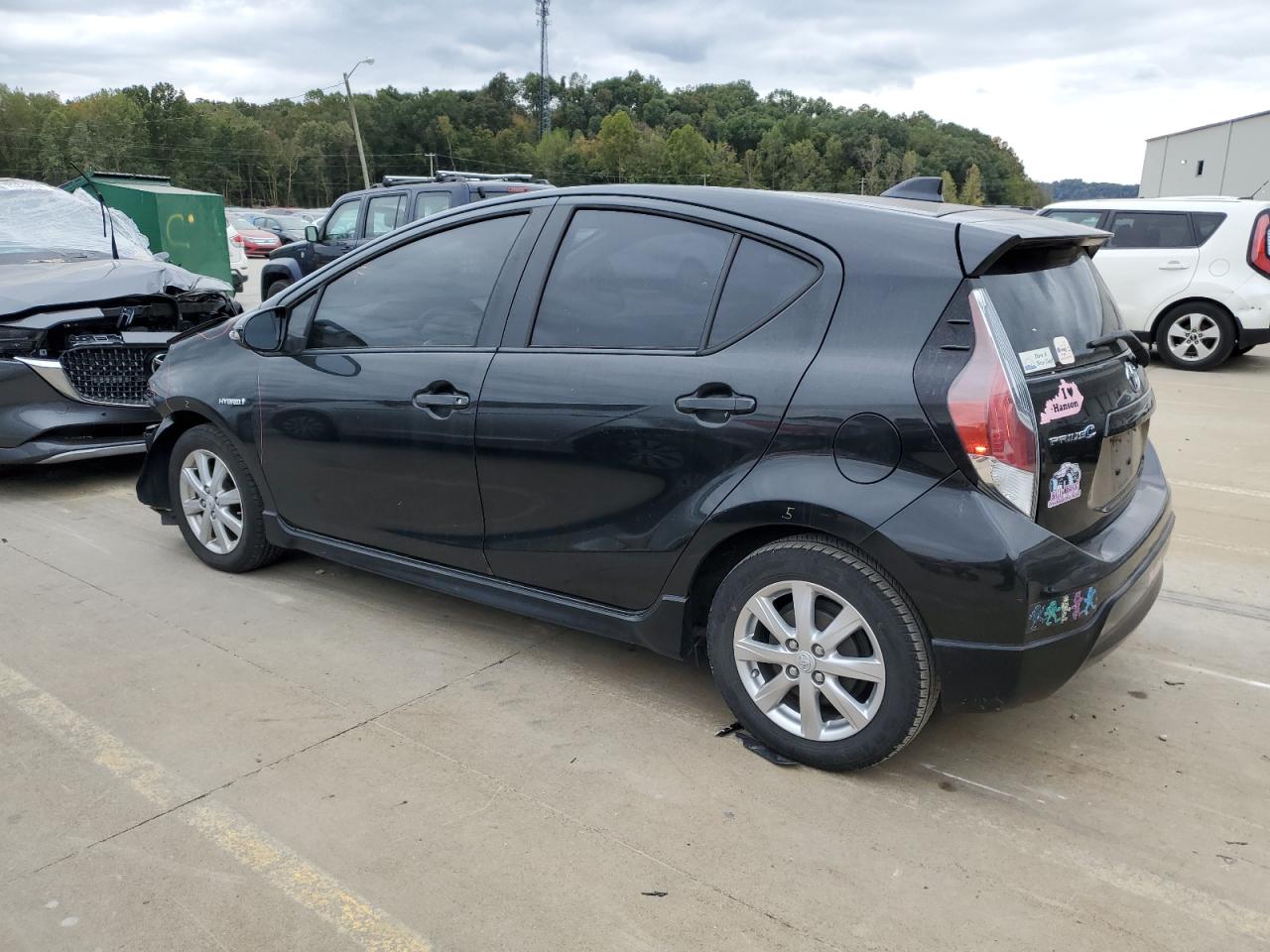 VIN JTDKDTB31H1593539 2017 TOYOTA PRIUS no.2