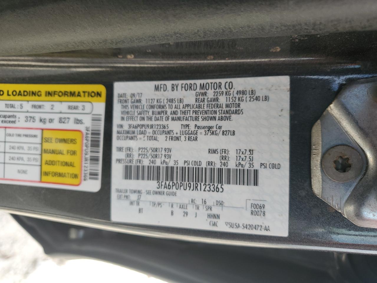 2018 Ford Fusion - Image 12