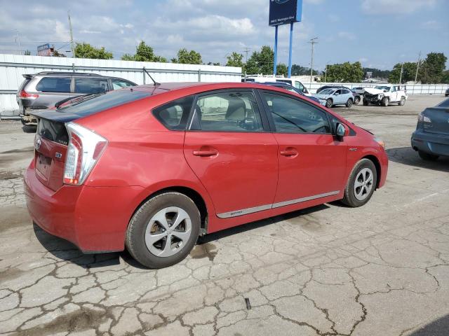  TOYOTA PRIUS 2012 Червоний