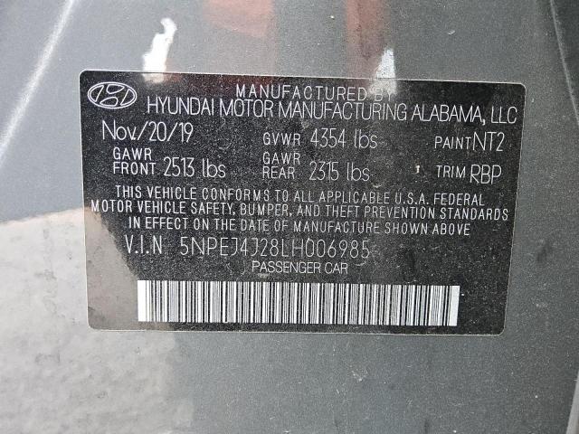 5NPEJ4J28LH006985 Hyundai Sonata SEL 12