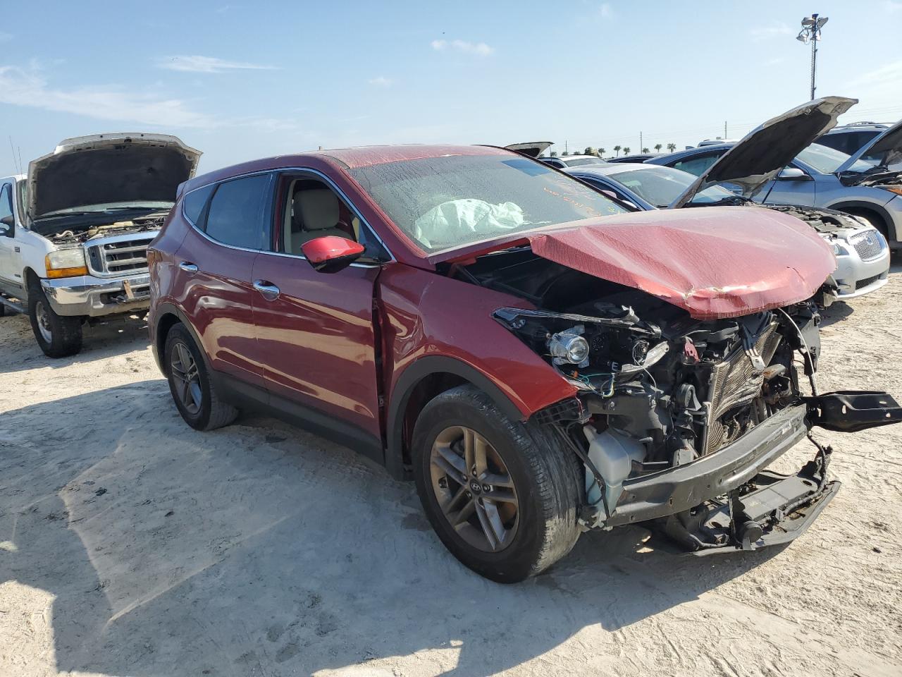 VIN 5XYZT3LB0HG404905 2017 HYUNDAI SANTA FE no.4