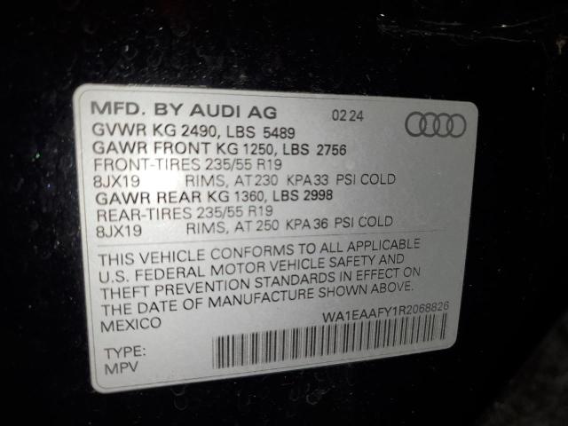 WA1EAAFY1R2068826 Audi Q5 PREMIUM 13