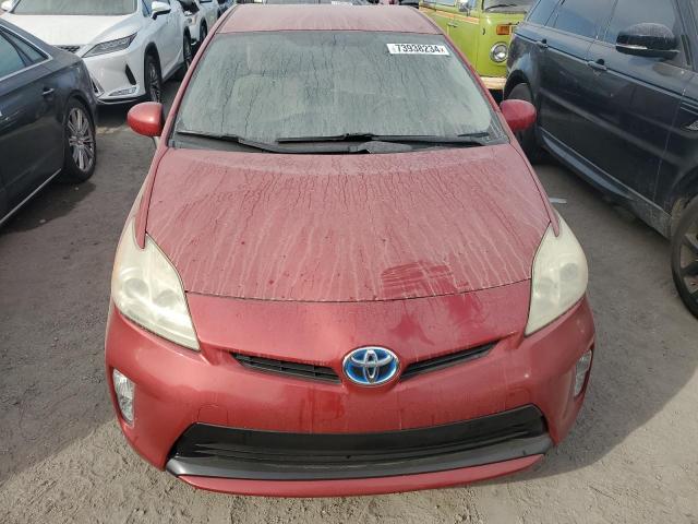  TOYOTA PRIUS 2012 Красный