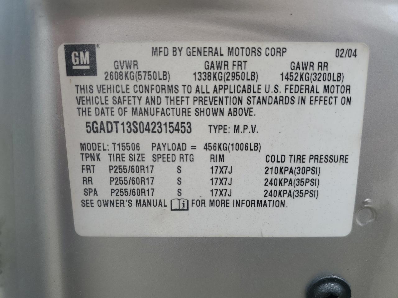 2004 Buick Rainer - Image 16