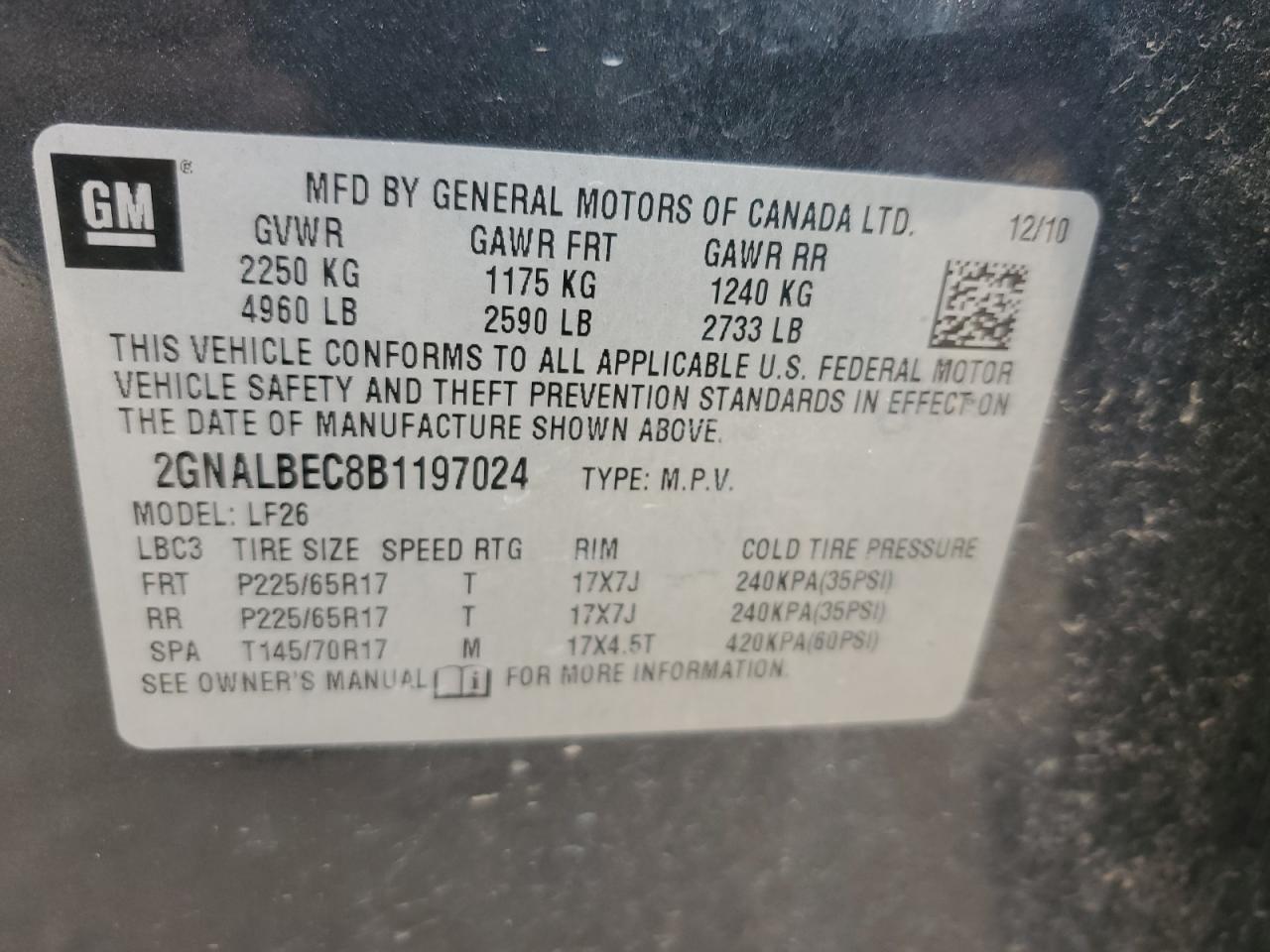 2011 Chevrolet Equinox - Image 14