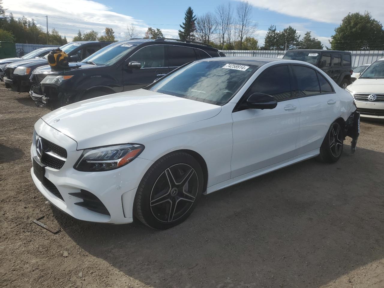 55SWF8EB7KU320131 2019 MERCEDES-BENZ C CLASS - Image 1