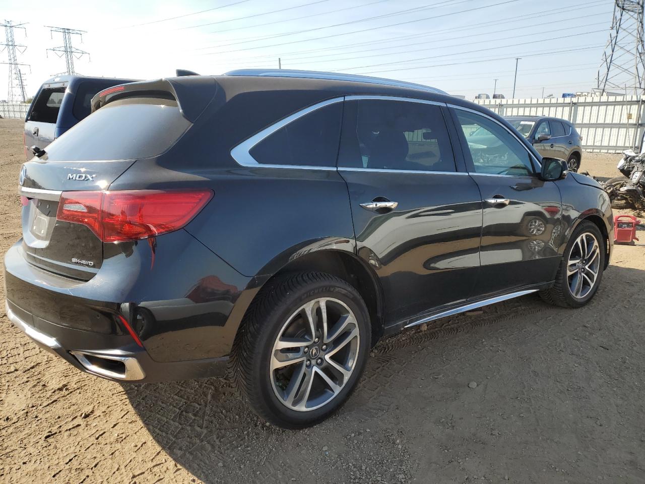 VIN 5FRYD4H83HB031697 2017 ACURA MDX no.3