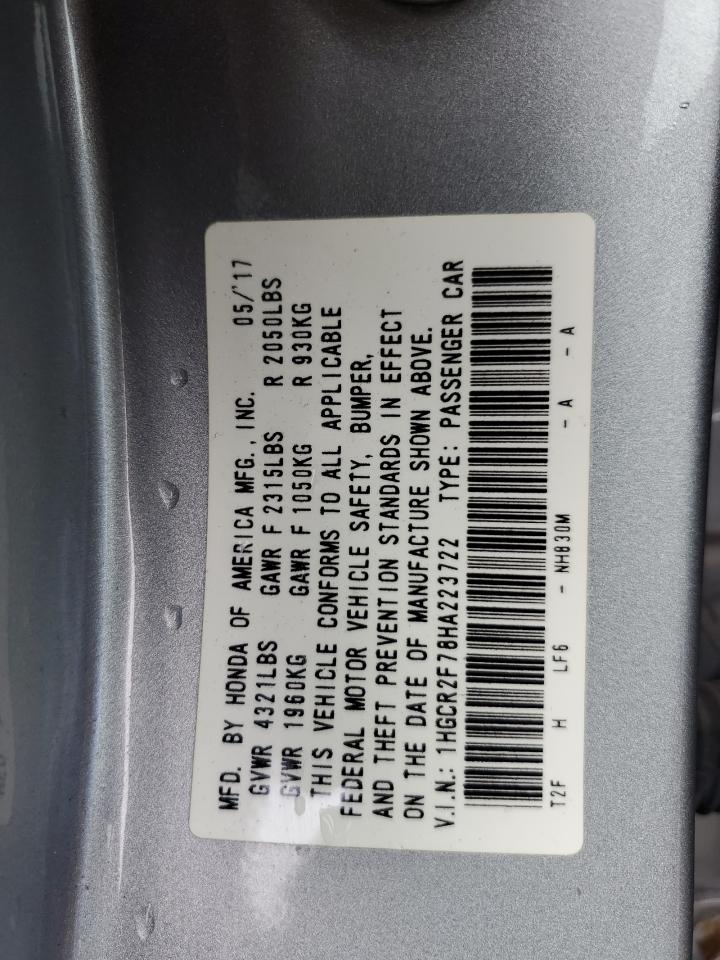 1HGCR2F78HA223722 2017 HONDA ACCORD - Image 13