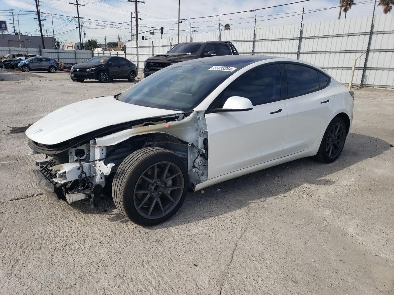 VIN 5YJ3E1EA2PF580787 2023 TESLA MODEL 3 no.1