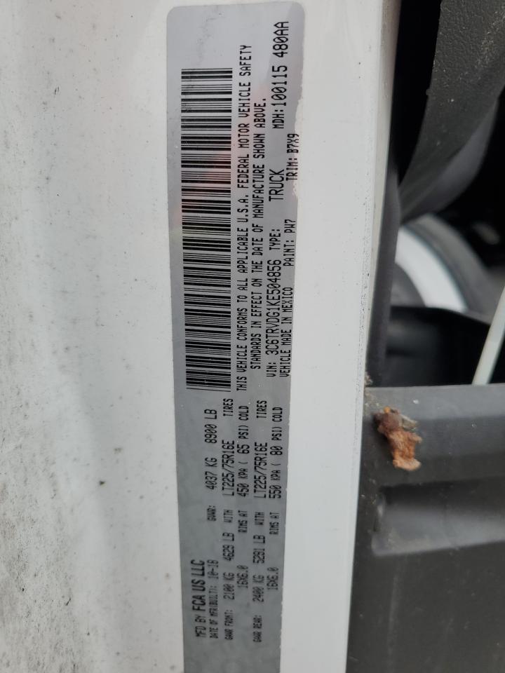 3C6TRVDG1KE504856 2019 Ram Promaster 2500 2500 High