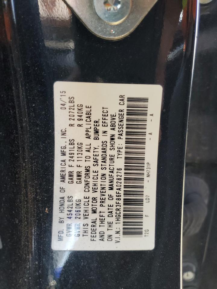 VIN 1HGCR3F86FA028276 2015 HONDA ACCORD no.13